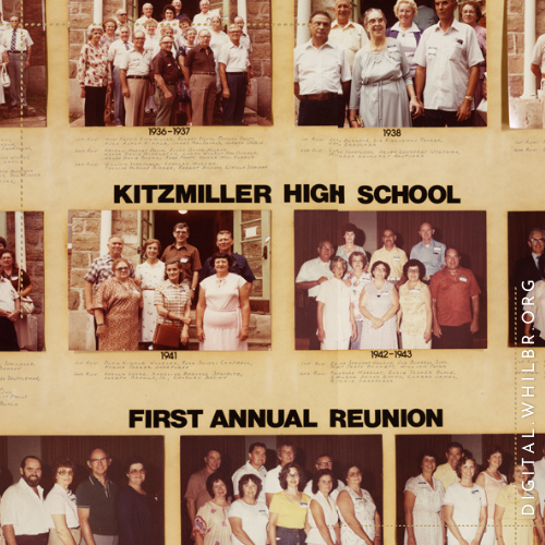 Kitzmiller High School Reunion 1981 Western Maryland's Historical Library